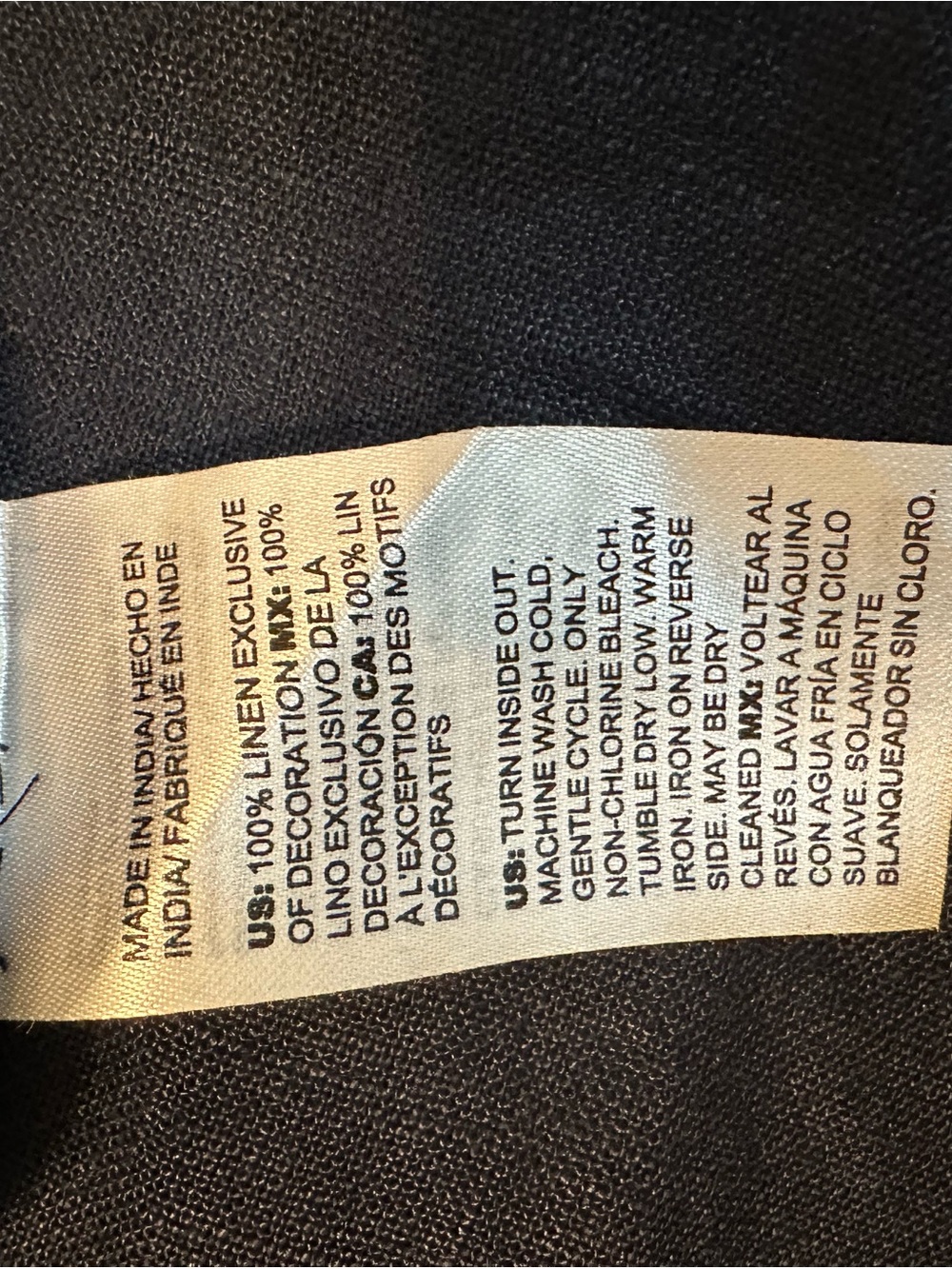 Chico's Navy Blue Embroidered Mini Dress - Picture 6 of 6